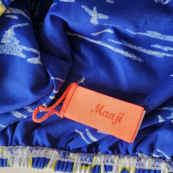 Maaji Kauai Reversible Bikini Top Blue - Picture 6 of 8